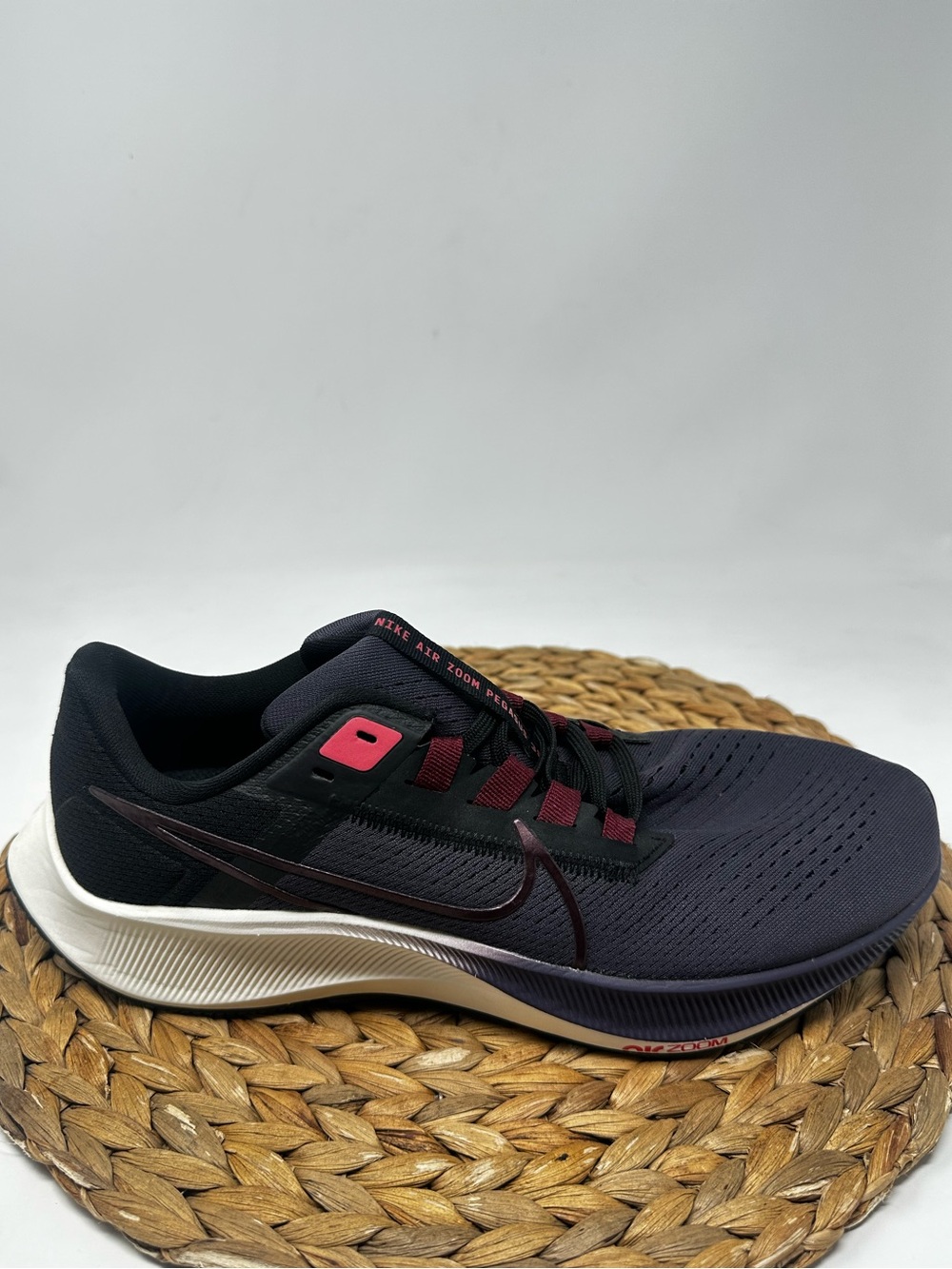 NIKE Pegasus 38 Running Shoes Cave Purple Black Size 10.5 Women's